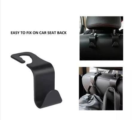 Car Organizer Plastic Hook Hanger for Holding Handbags, Coats, Purses, Bags & Water Bottles (Pack of 04)