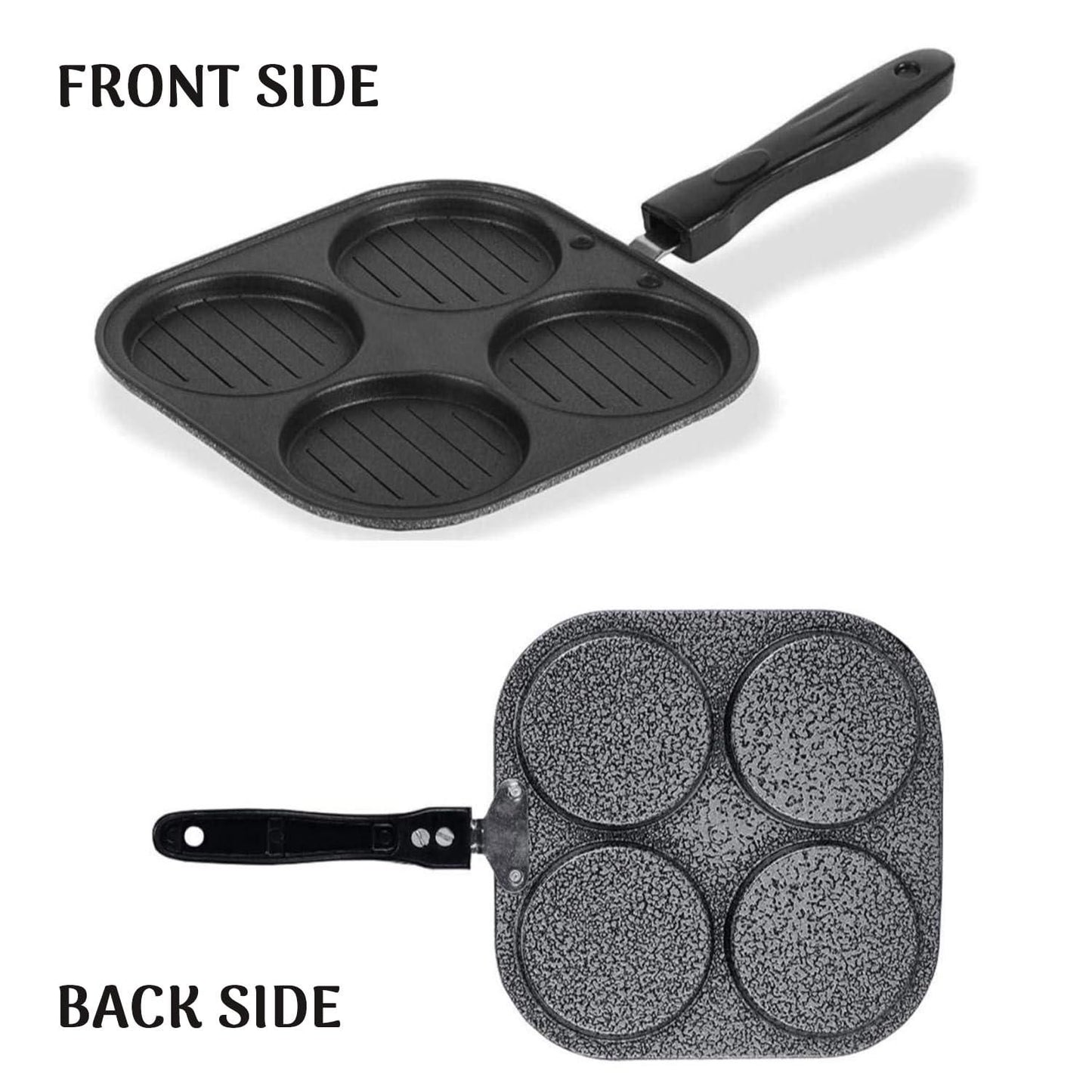 Non-Stick Pan with 04 Compartments