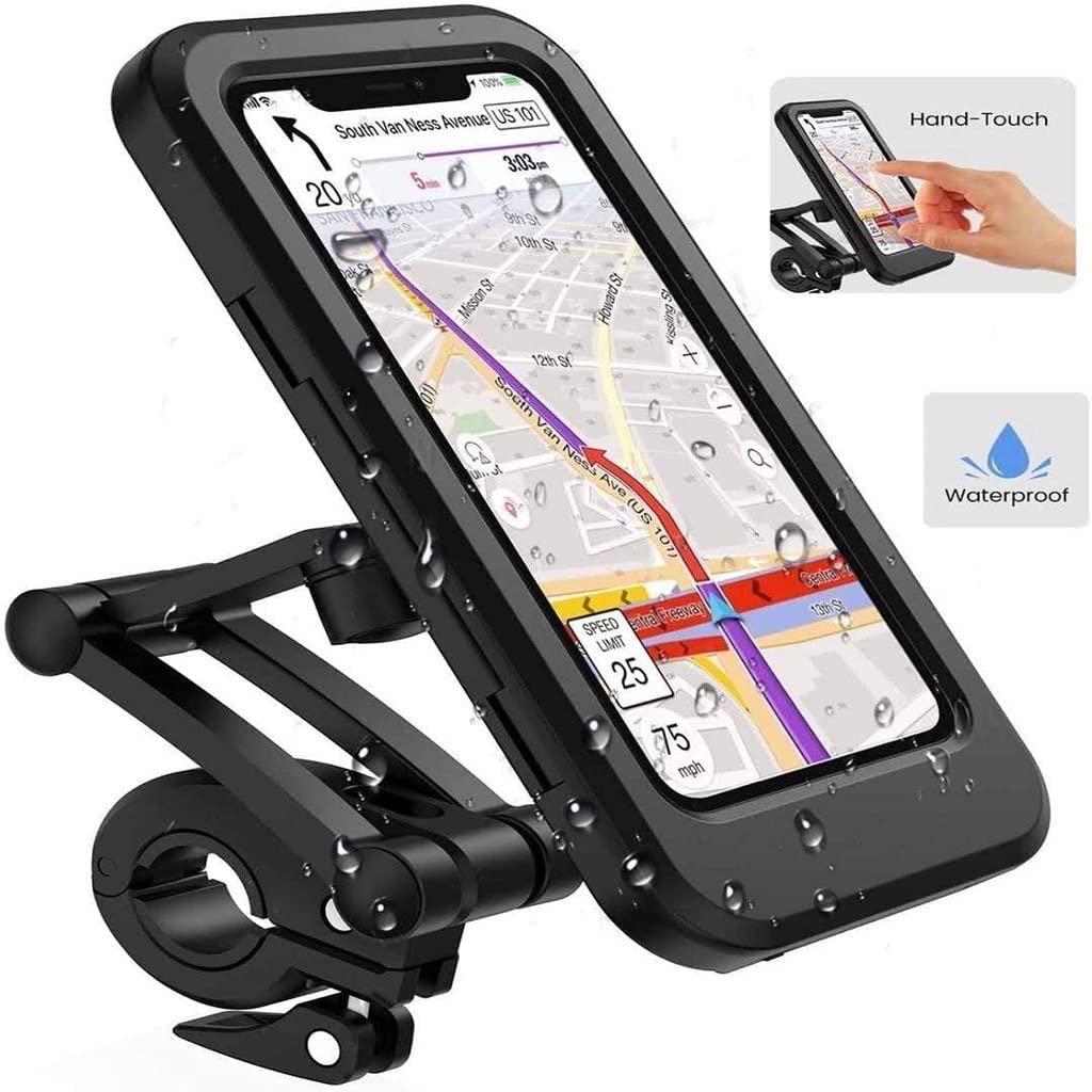360 Degree Rotating Waterproof Bike Phone Holder