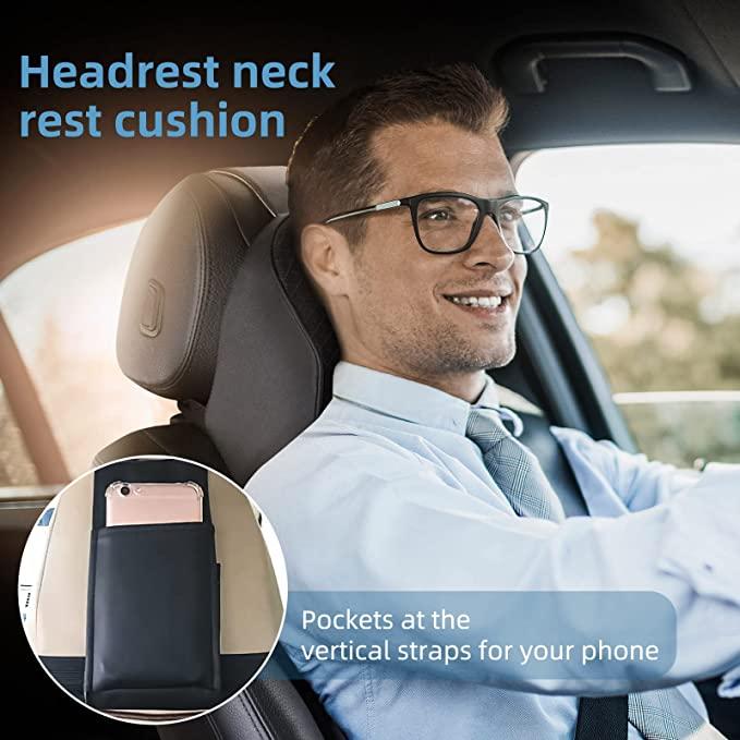 Car Seat Headrest & Neck Rest Cushion