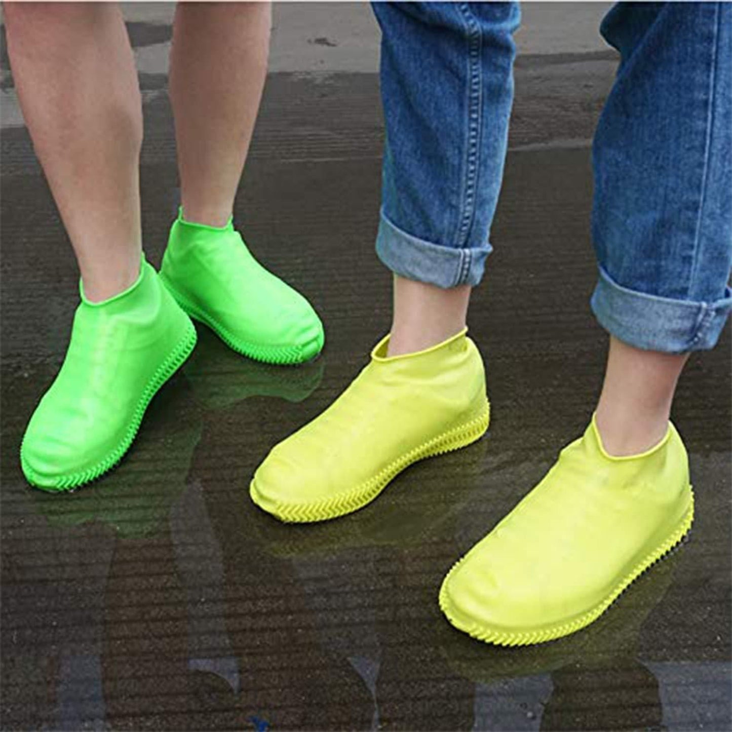 Silicone Reusable Anti skid Waterproof Shoes Cover & Protector