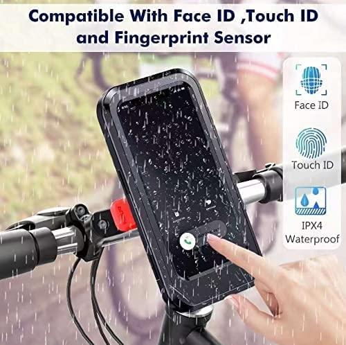 360 Degree Rotating Waterproof Bike Phone Holder