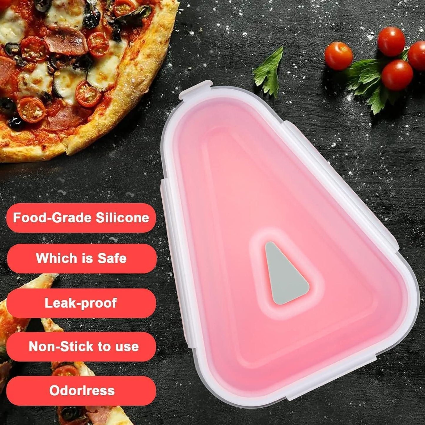 Pizza Slice Storage Container