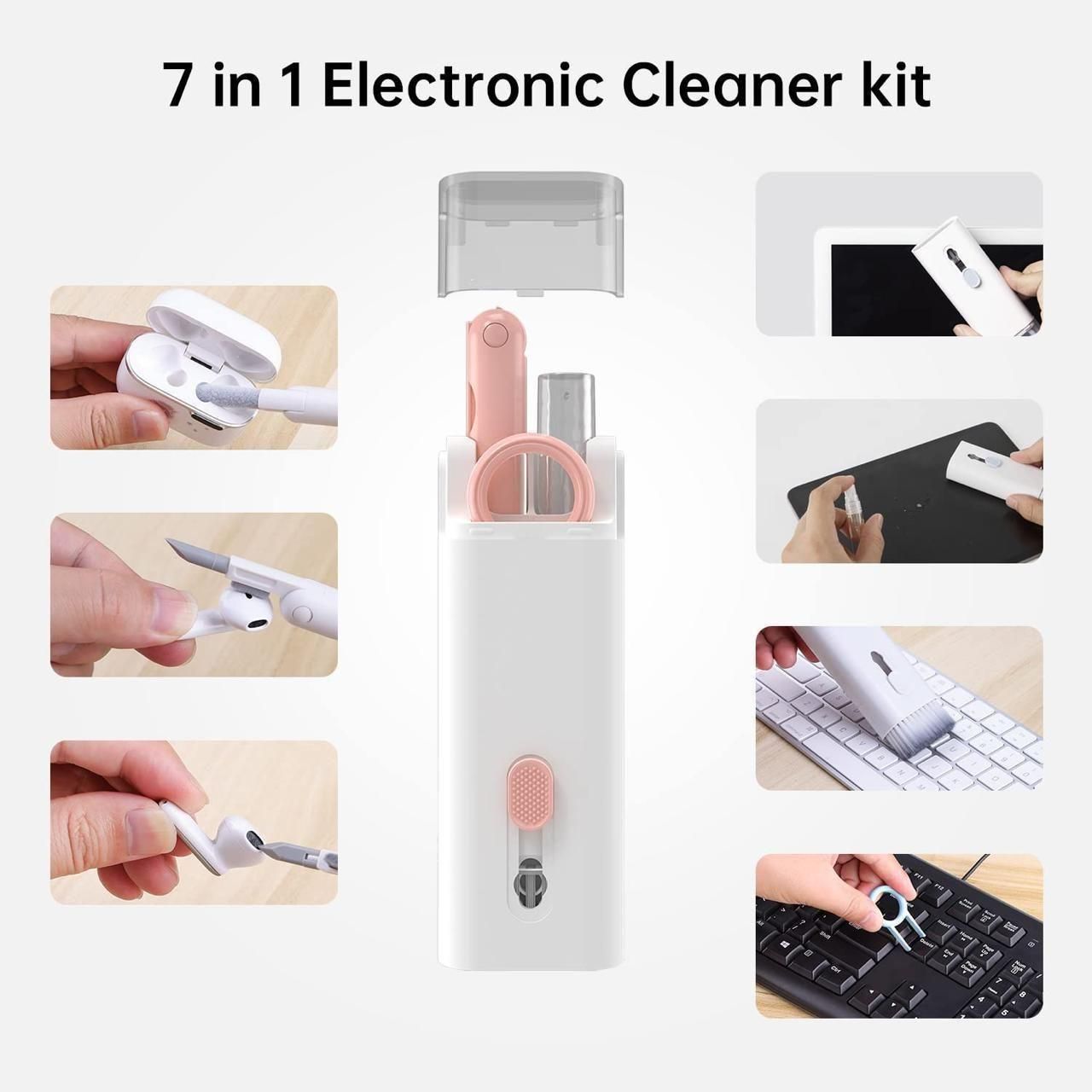 Electronic Products Cleaning Kit having 7 Tools in 1 Set