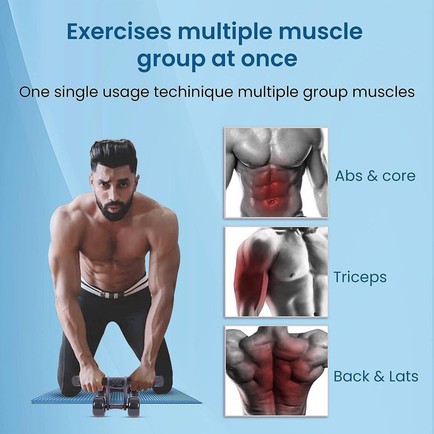 Unisex 4 Wheel Abs Roller