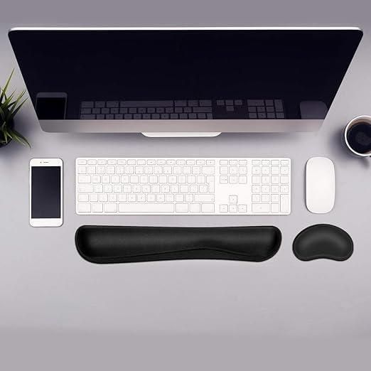 Memory Foam Wrist Pad for Keyboard & Mouse