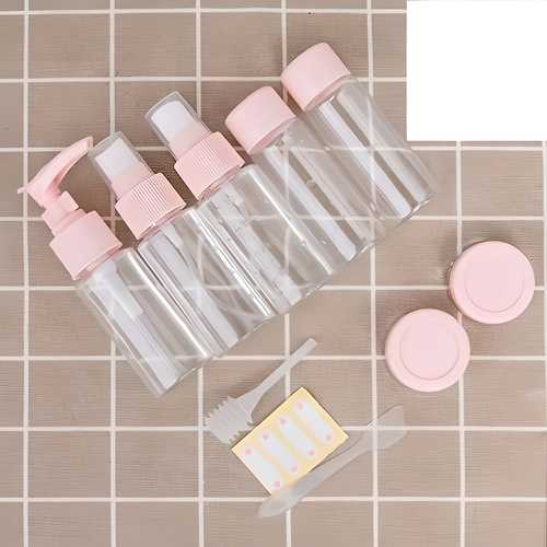 Travel Cosmetics Bottles for Makeup (Pack of 7)