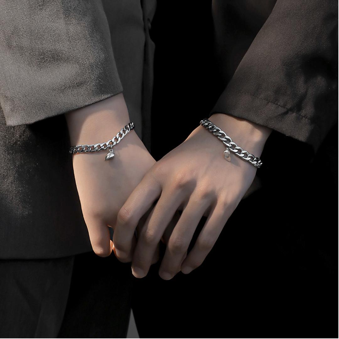 Heart Couple Bracelet For Men & Women