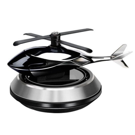 Helicopter Alloy Solar Car Air Perfume Diffuser