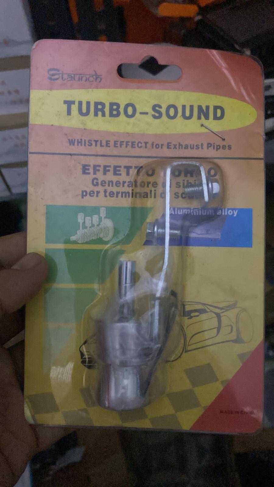 Car Turbo Sound Noise Exhaust Muffler Pipe Whistle
