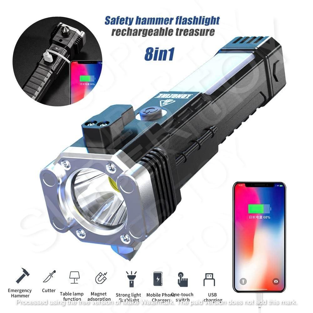 Torch LED Flashlight with Powerbank