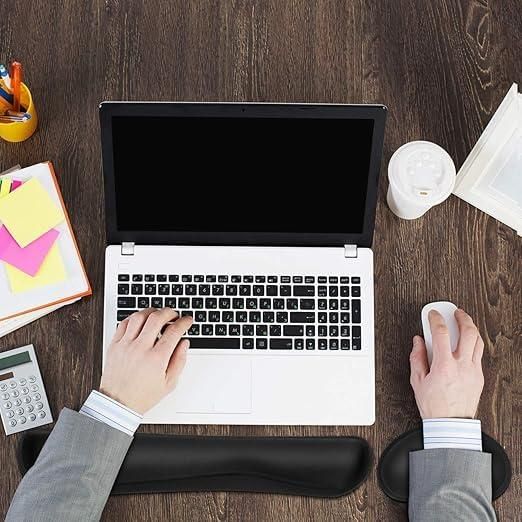 Memory Foam Wrist Pad for Keyboard & Mouse