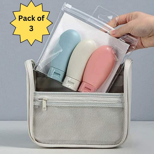 Travel Bottles Set of 60ML (Pack of 03)