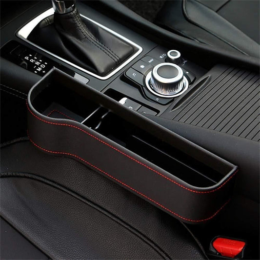 PU Leather Car Seat Gap Side Organizer