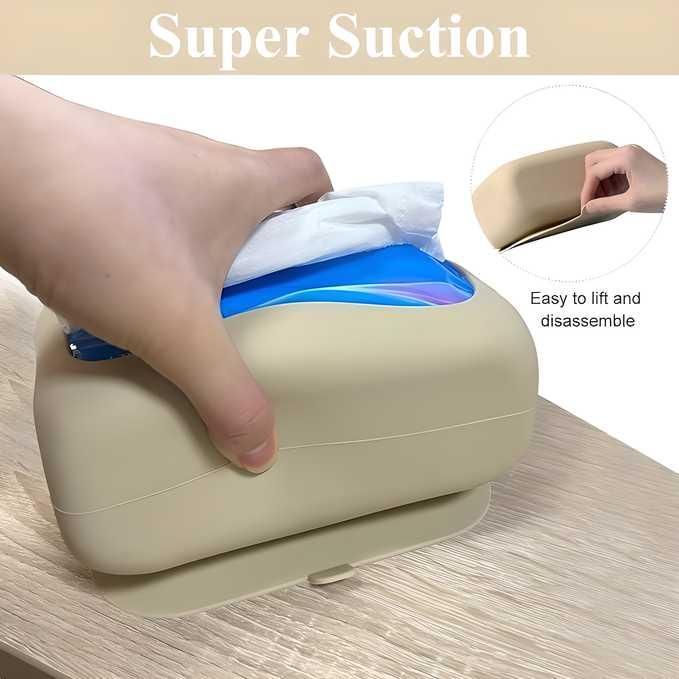 Tissue Box with Suction Cup