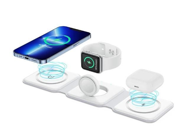 3 in 1 Magnetic Foldable Wireless Charger
