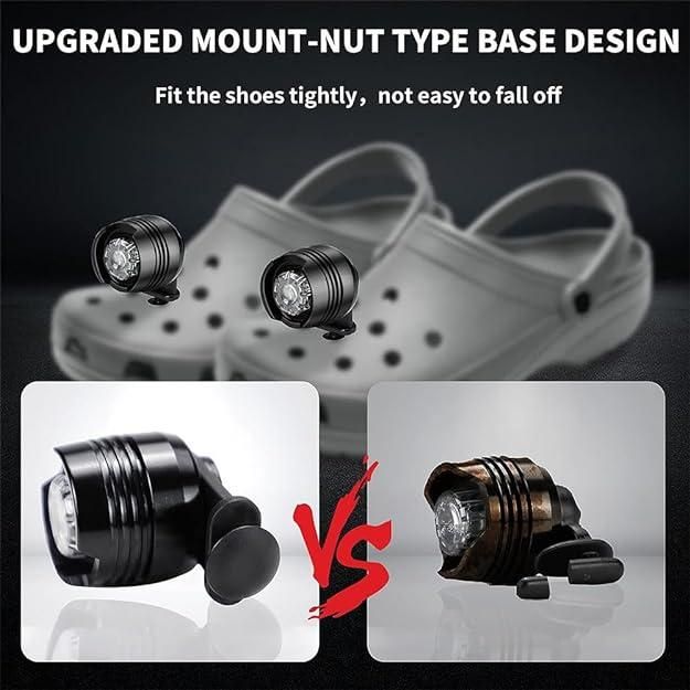 LED Waterproof Lights for Crocs Shoes (Pack of 2)