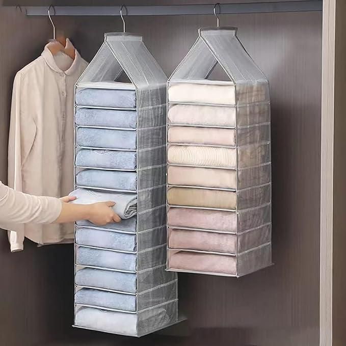 Foldable Hanging Closet with 06 Slots