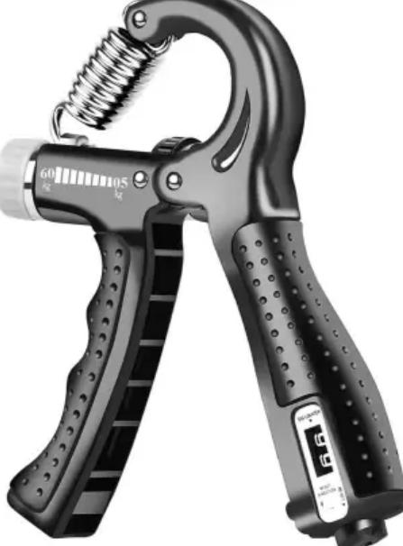 Hand Grip Strengthener adjustable from 5 to 60 Kgs. with Counter
