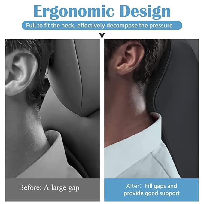 Car Seat Headrest & Neck Rest Cushion