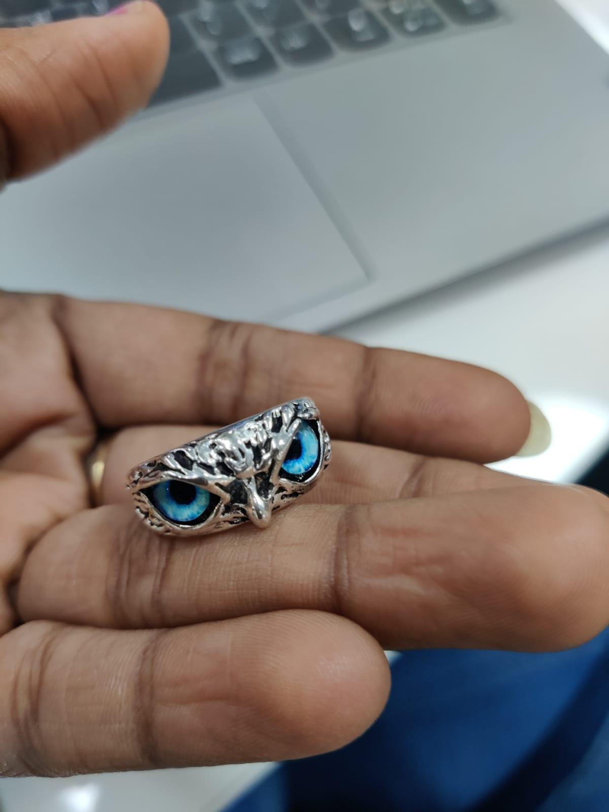 Silver Plated Owl Ring (Pack of 2)