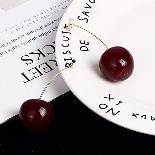 Red Cherry Drop Earrings Jewellery