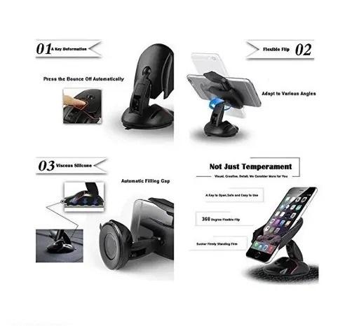 Mobile Holder for Dashboard & Windshield