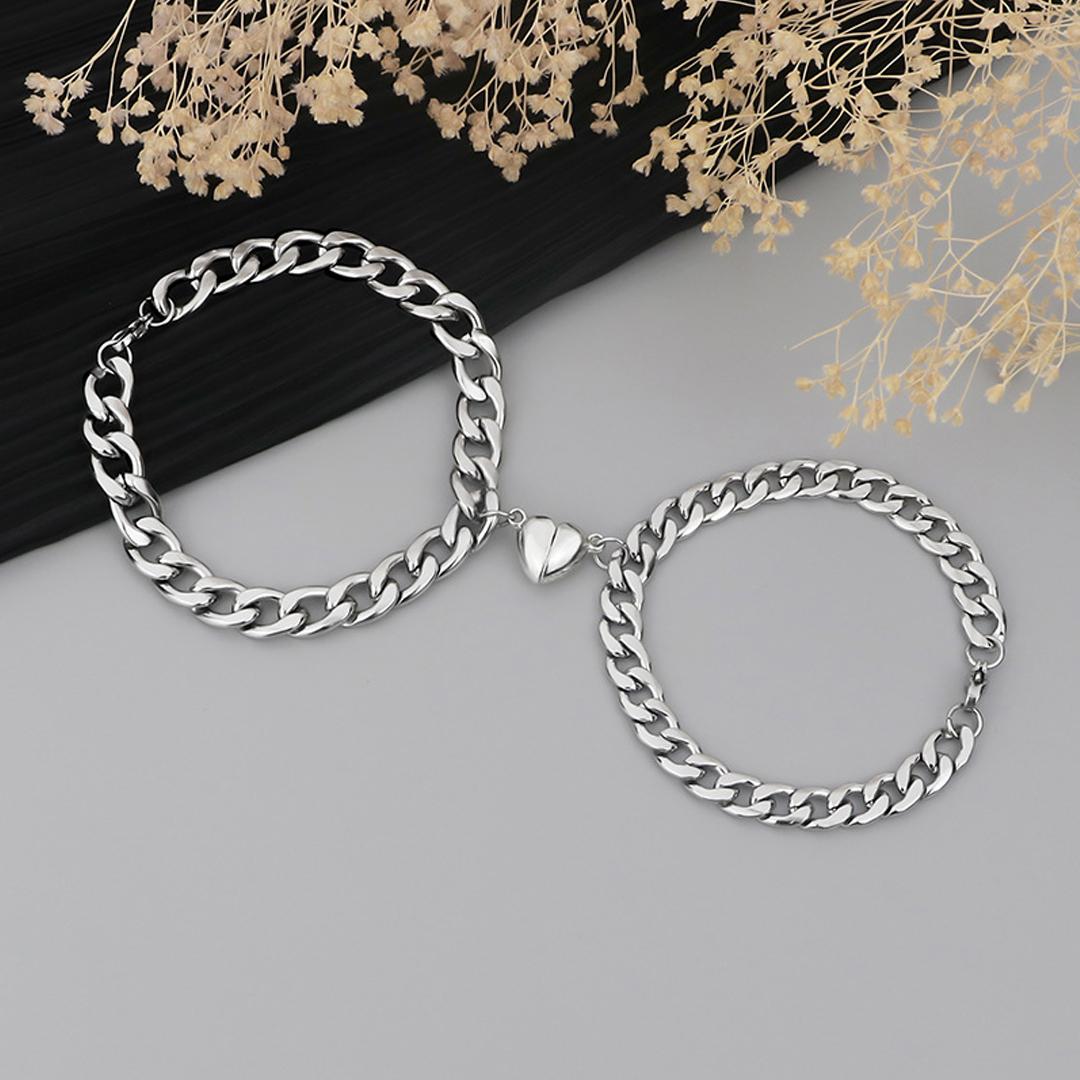 Heart Couple Bracelet For Men & Women