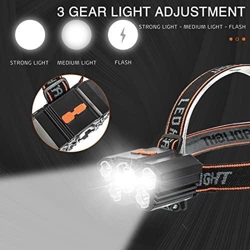 Flashlight with Case Waterproof Running Headlamp
