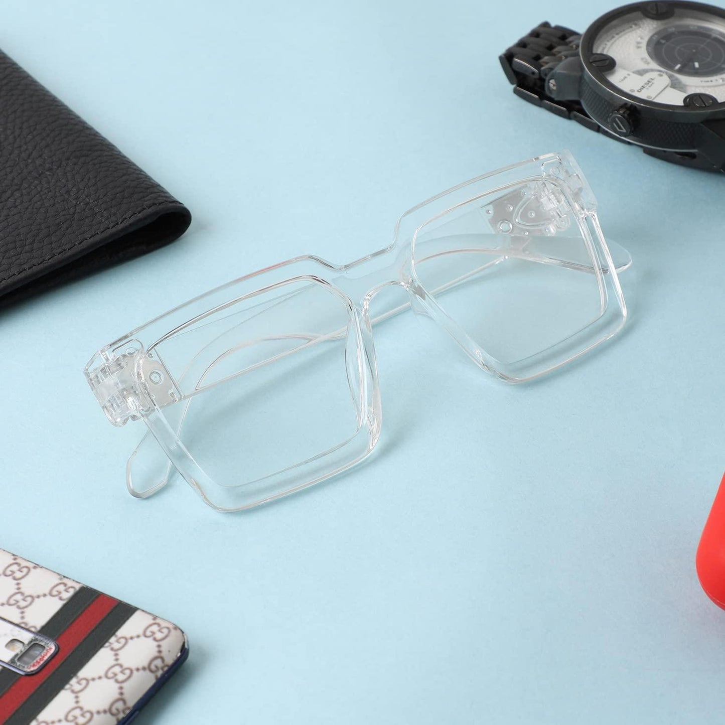 Unisex Retro Square Sunglasses