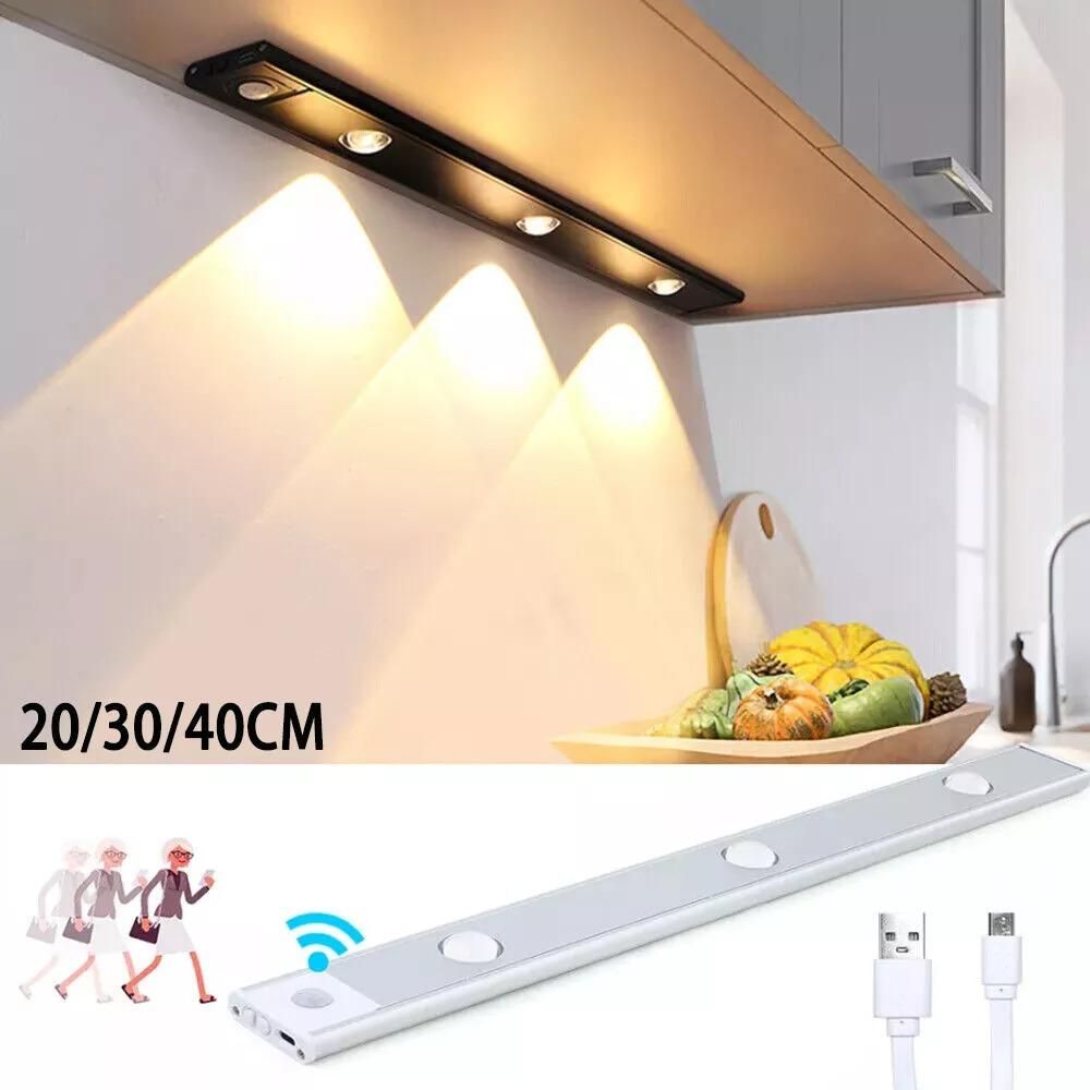 LED PIR Motion Sensor Cabinet With USB Rechargeable