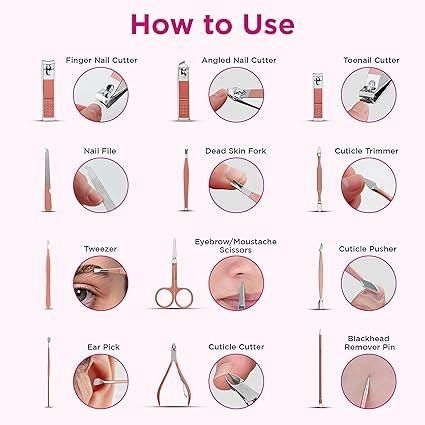 Manicure & Pedicure Nail Tool Set