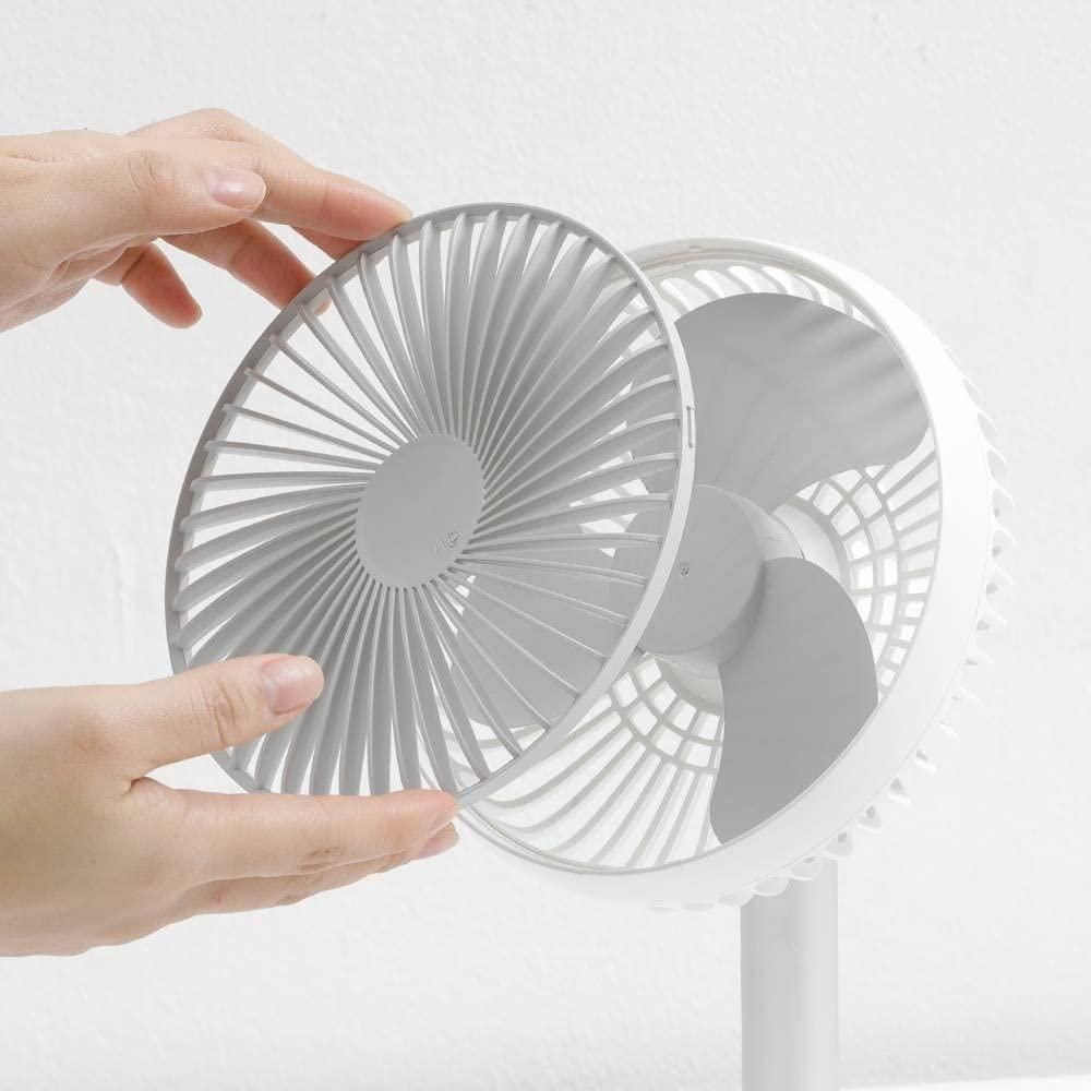 Telescopic Rechargeable Standing Fan with Adjustable Height