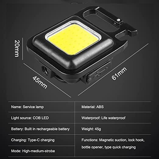 Portable Mini COB LED Flashlight