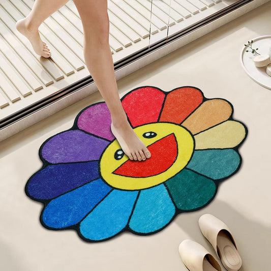 Sunflower Bathroom Rugs