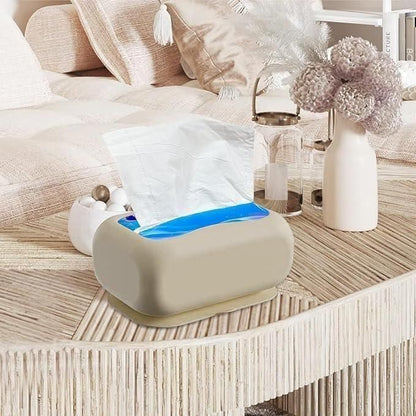 Tissue Box with Suction Cup