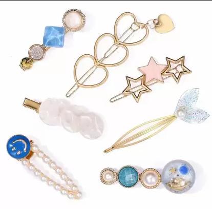 Gracious Pearl Gold Plated Hairclip Jewellery for Women & Girls