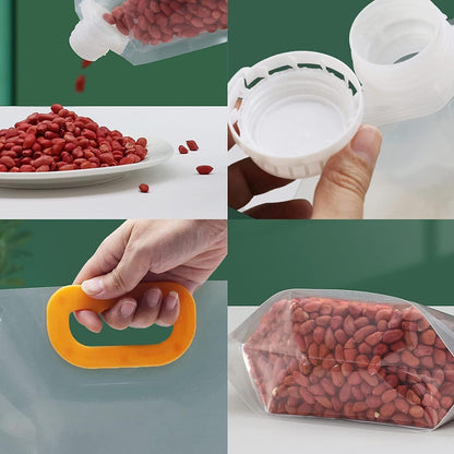 Reusable Grain Moisture Proof Sealed Storage Bag 01 Ltrs (Pack of 8)