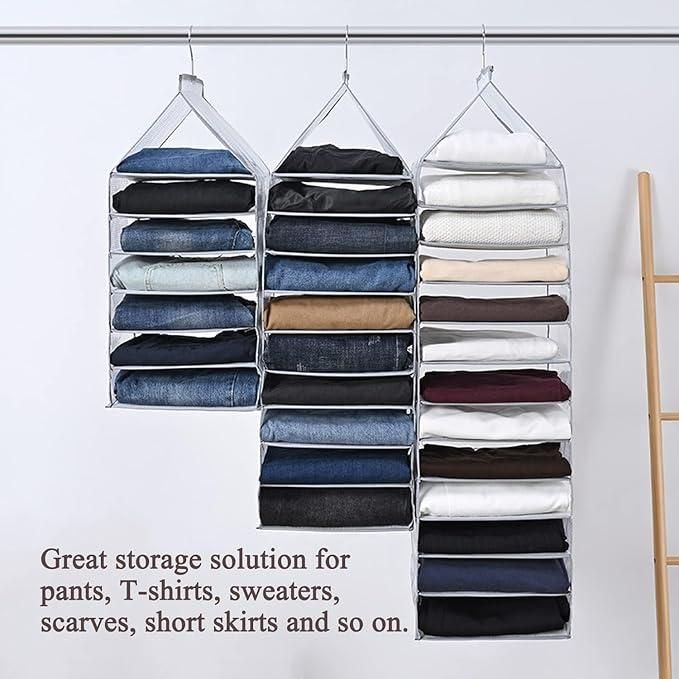 Foldable Hanging Closet with 06 Slots