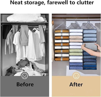 Foldable Hanging Closet with 06 Slots
