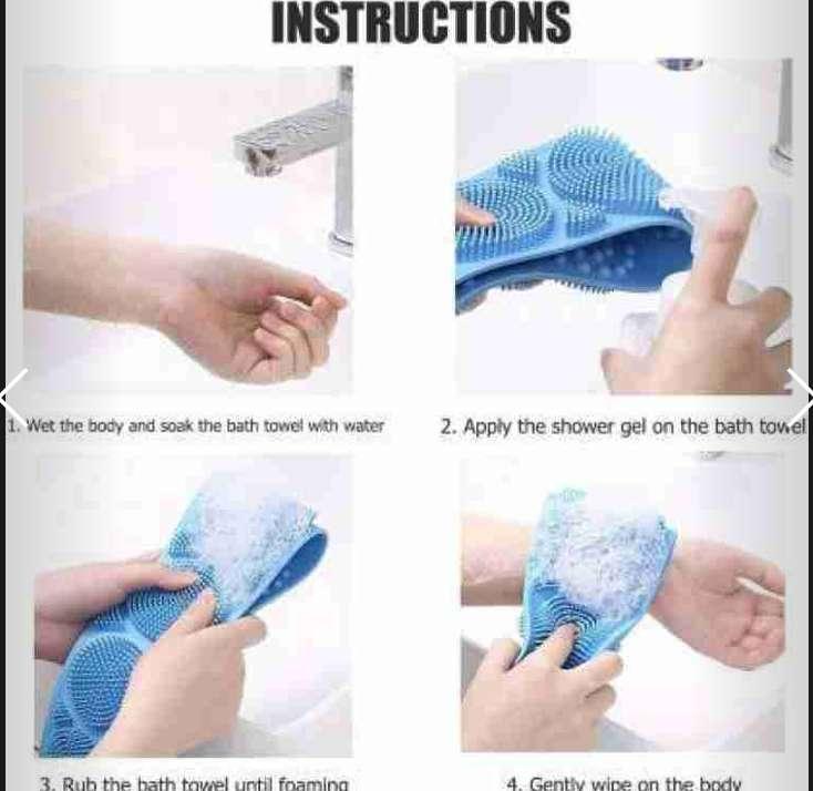 Silicone Body & Back Scrubber