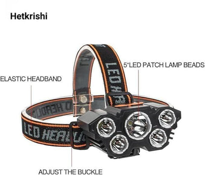 Flashlight with Case Waterproof Running Headlamp