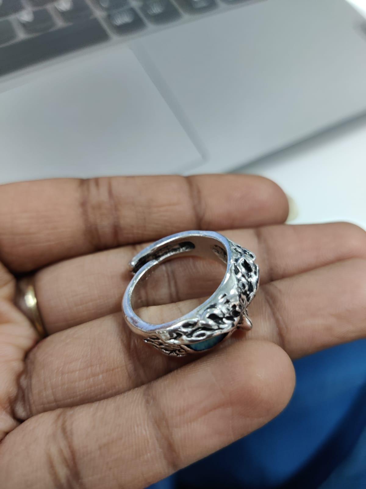 Silver Plated Owl Ring (Pack of 2)