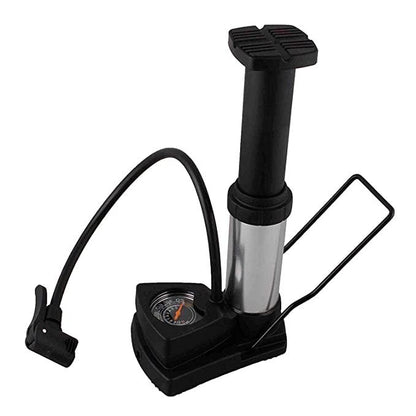 Portable Foot Air Pump Compressor with Pressure Gauge for Car and Bike