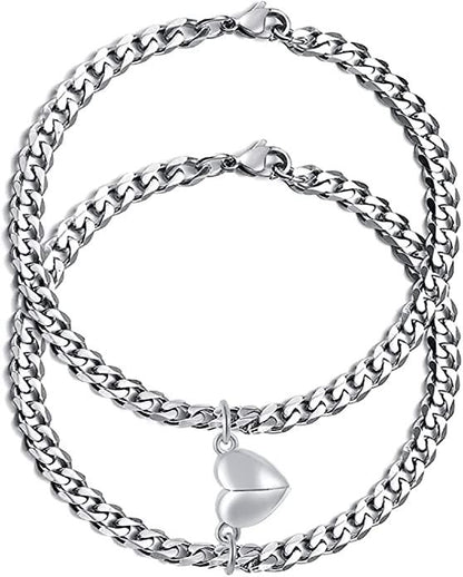 Heart Couple Bracelet For Men & Women