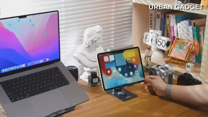 Mobile Phone Stand with 360 Degree Rotation Capability with Height and Angle Adjustments