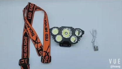 Flashlight with Case Waterproof Running Headlamp